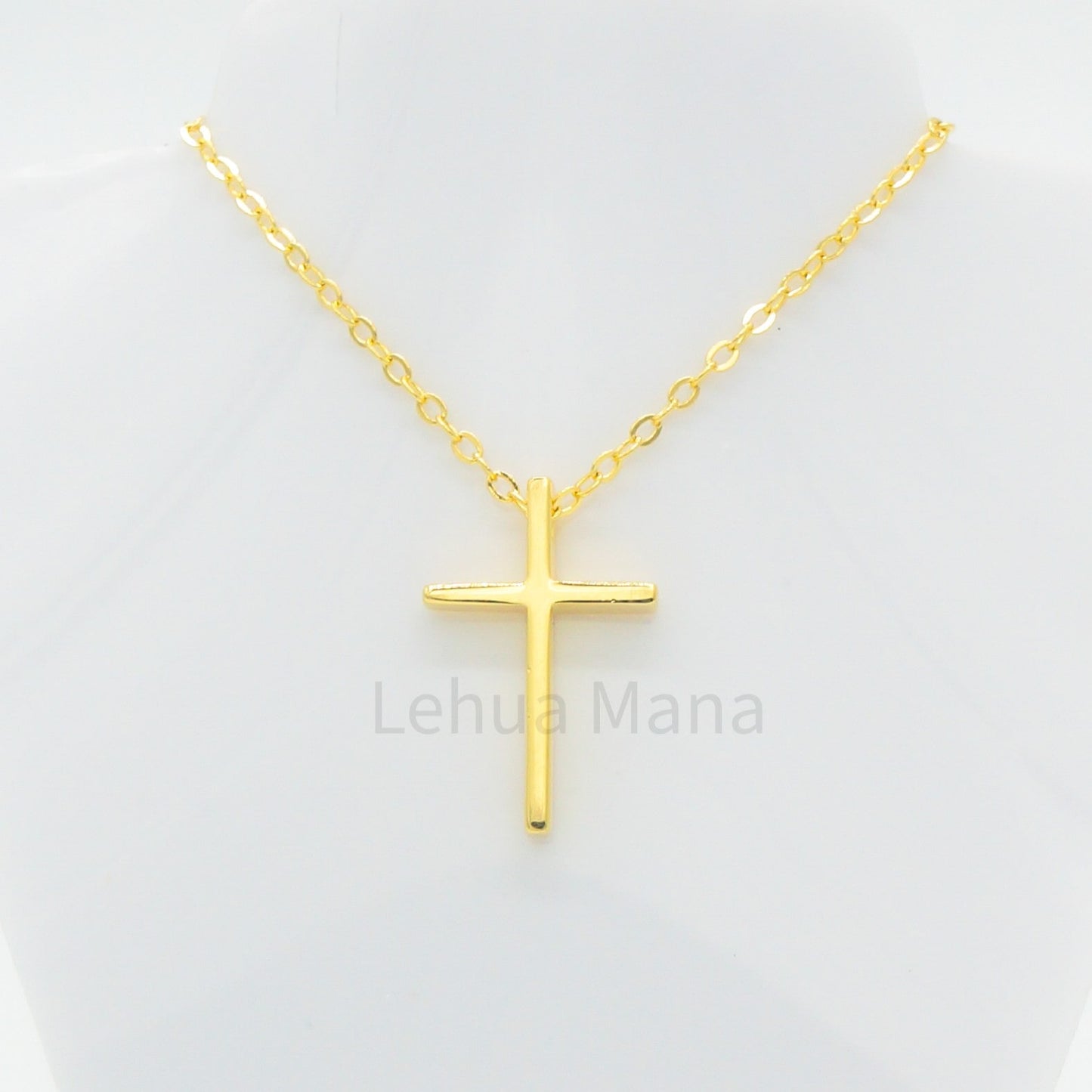 925 Silver CZ Cross Necklace, CZ Necklace, Cubic Zirconia Necklace, 925 Sterling Silver Jewelry, Cross Necklace