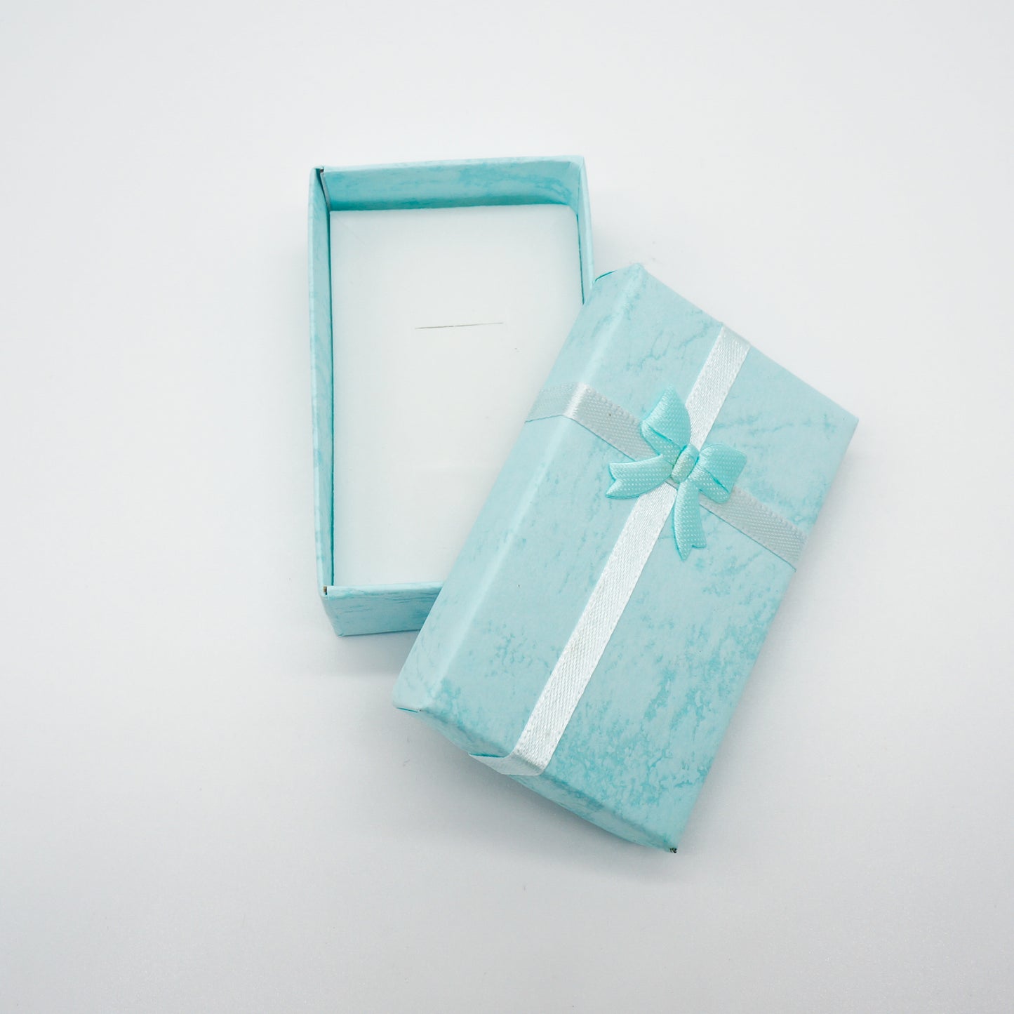 blue jewelry box, sterling silver jewelry box