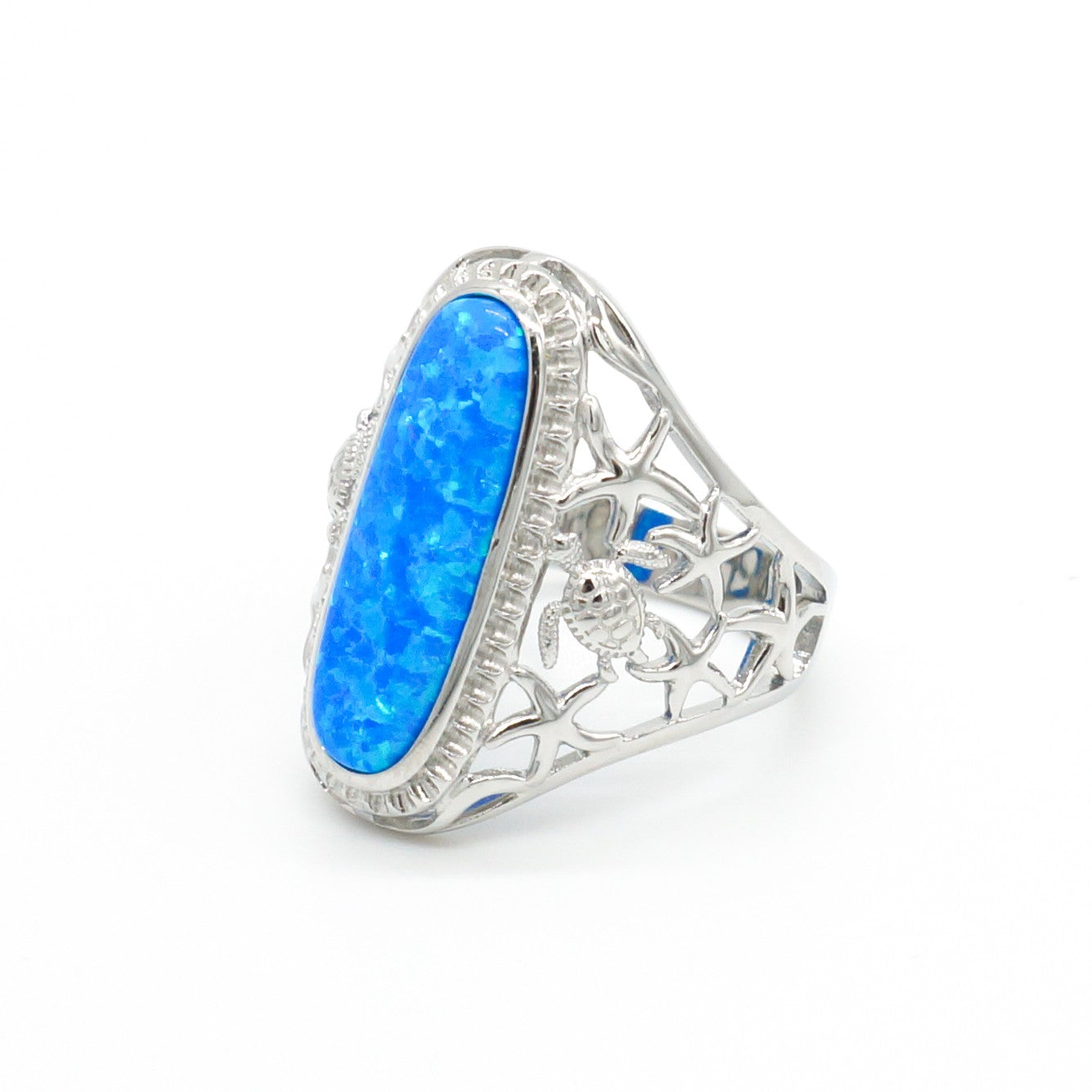 925 Silver Opal Turtle Ring, Opal Ring, 925 Sterling Silver Jewelry, Turtle Ring