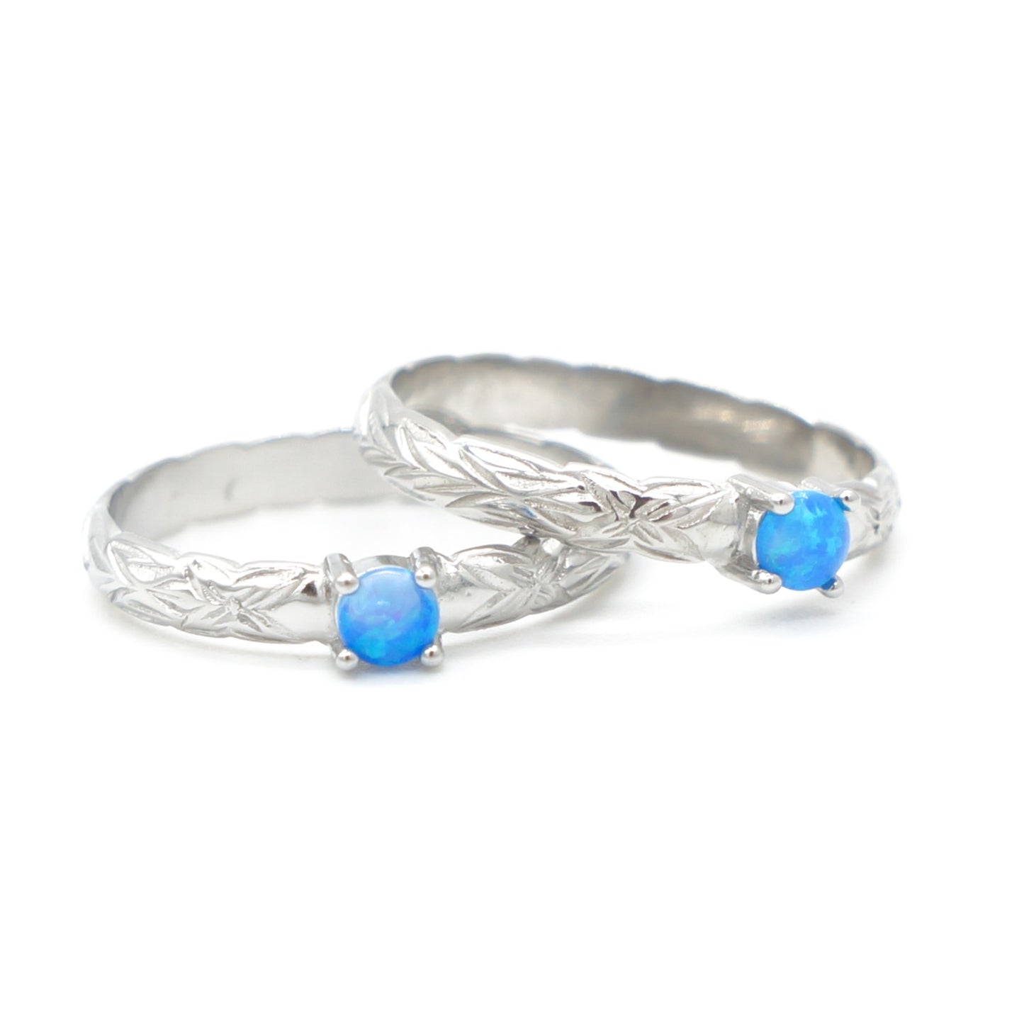 925 Silver Opal 3mm Band Ring, Opal Ring, 925 Sterling Silver Jewelry, Band Ring