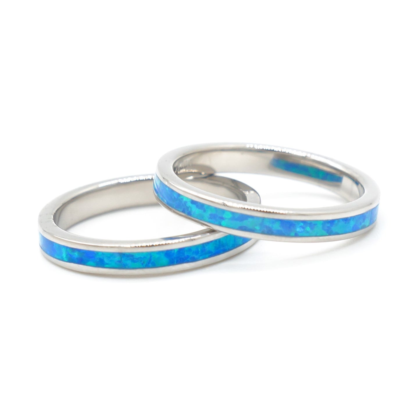 925 Silver Opal 3mm Band Ring, Opal Ring, 925 Sterling Silver Jewelry, Band Ring