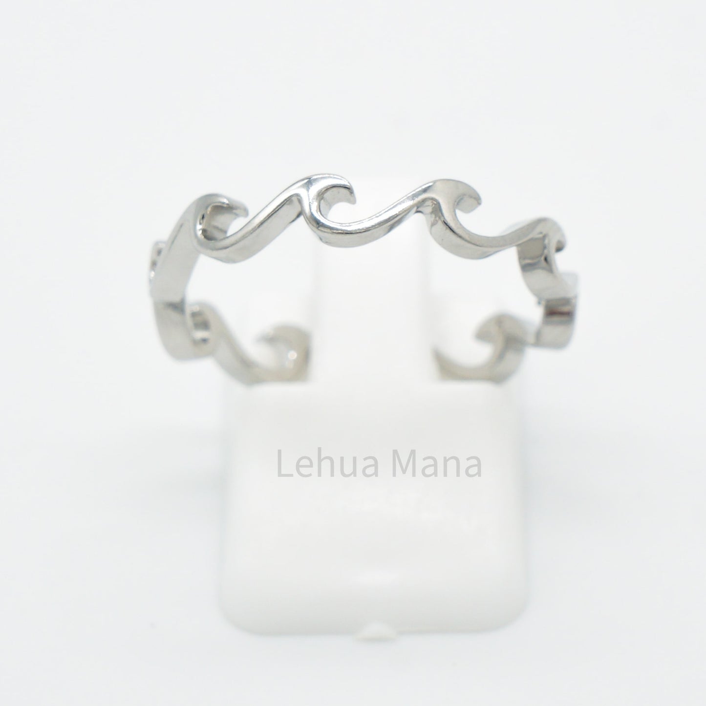 925 Silver Eternity Wave Ring, Silver Ring, 925 Sterling Silver Jewelry, Eternity Wave Ring