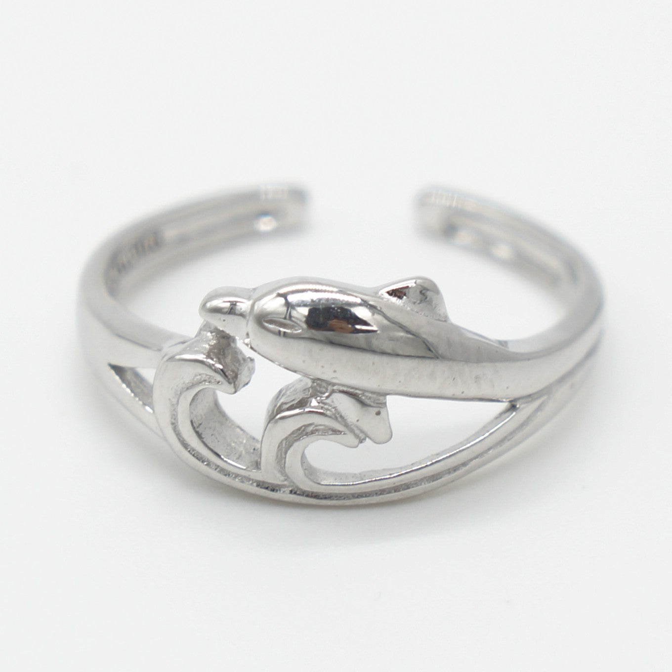 925 silver dolphin toe ring, silver toe rings, dolphin ring