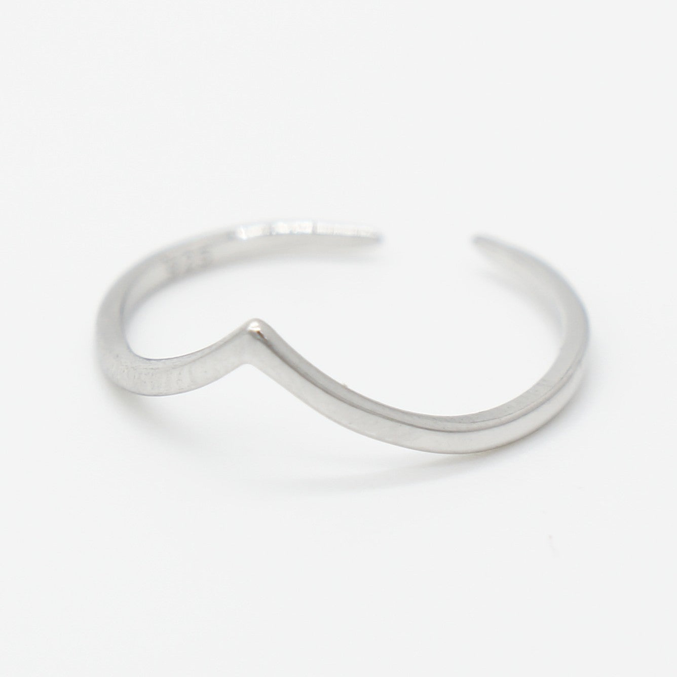 925 silver wave toe ring, toe rings, wave ring