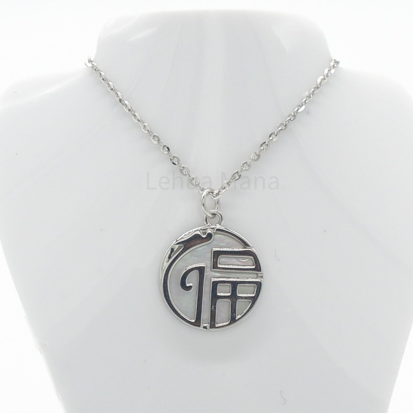 925 Silver CZ Lucky Coin Necklace, CZ Necklace, Cubic Zirconia Necklace, 925 Sterling Silver Jewelry, Lucky Coin Necklace