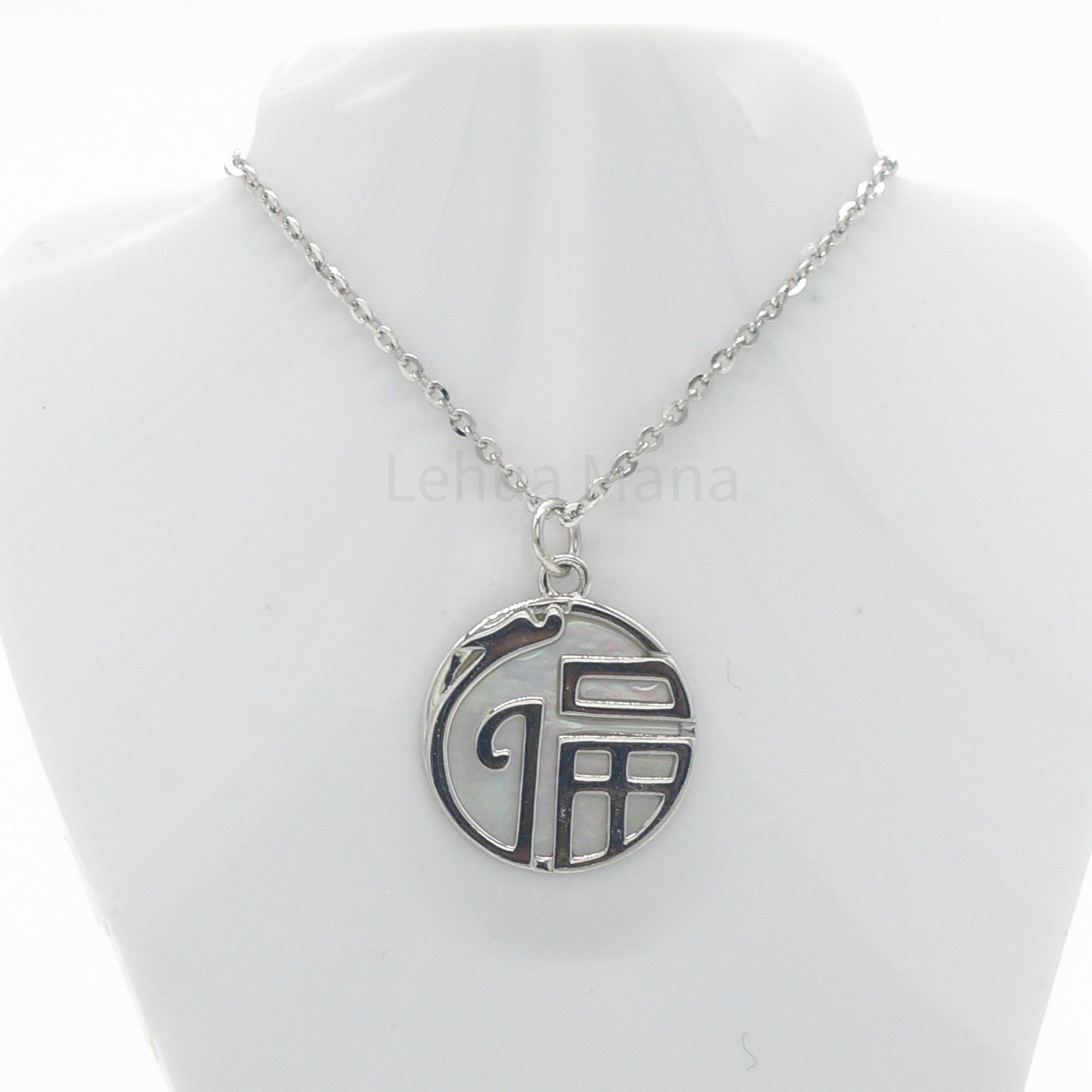 925 Silver CZ Lucky Coin Necklace, CZ Necklace, Cubic Zirconia Necklace, 925 Sterling Silver Jewelry, Lucky Coin Necklace