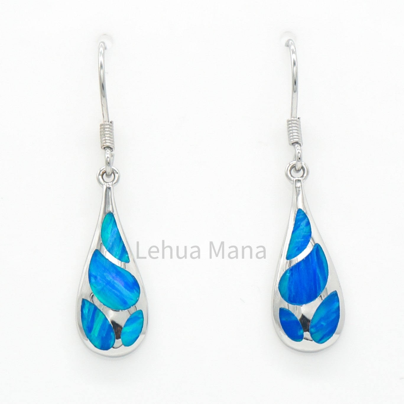 925 Silver Opal Raindrop Earrings, Opal Earrings, 925 Sterling Silver Jewelry, Raindrop Earrings