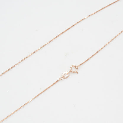 925 Sterling Silver 14K Rose Gold Plated Plumeria Flower Pendant Necklace (with Cubic Zirconia)