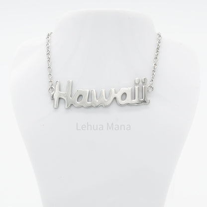 925 Sterling Silver Hawaii Necklace, Sterling Silver Necklace,  925 Sterling Silver Jewelry, Hawaii Necklace