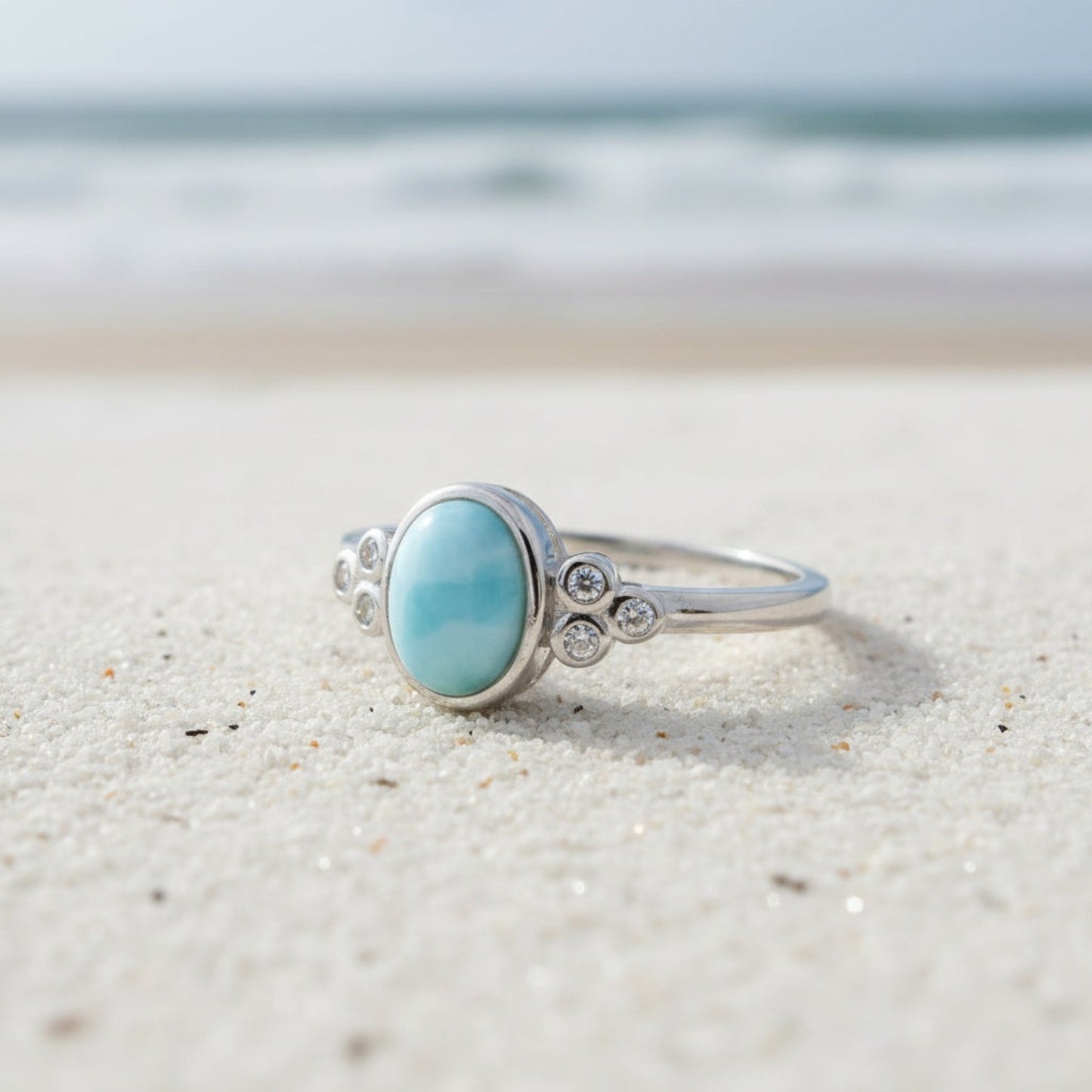 Detail-of-Larimar-Stone-Marbling-and-Shimmering-CZ-Accent-Stones-on-Silver