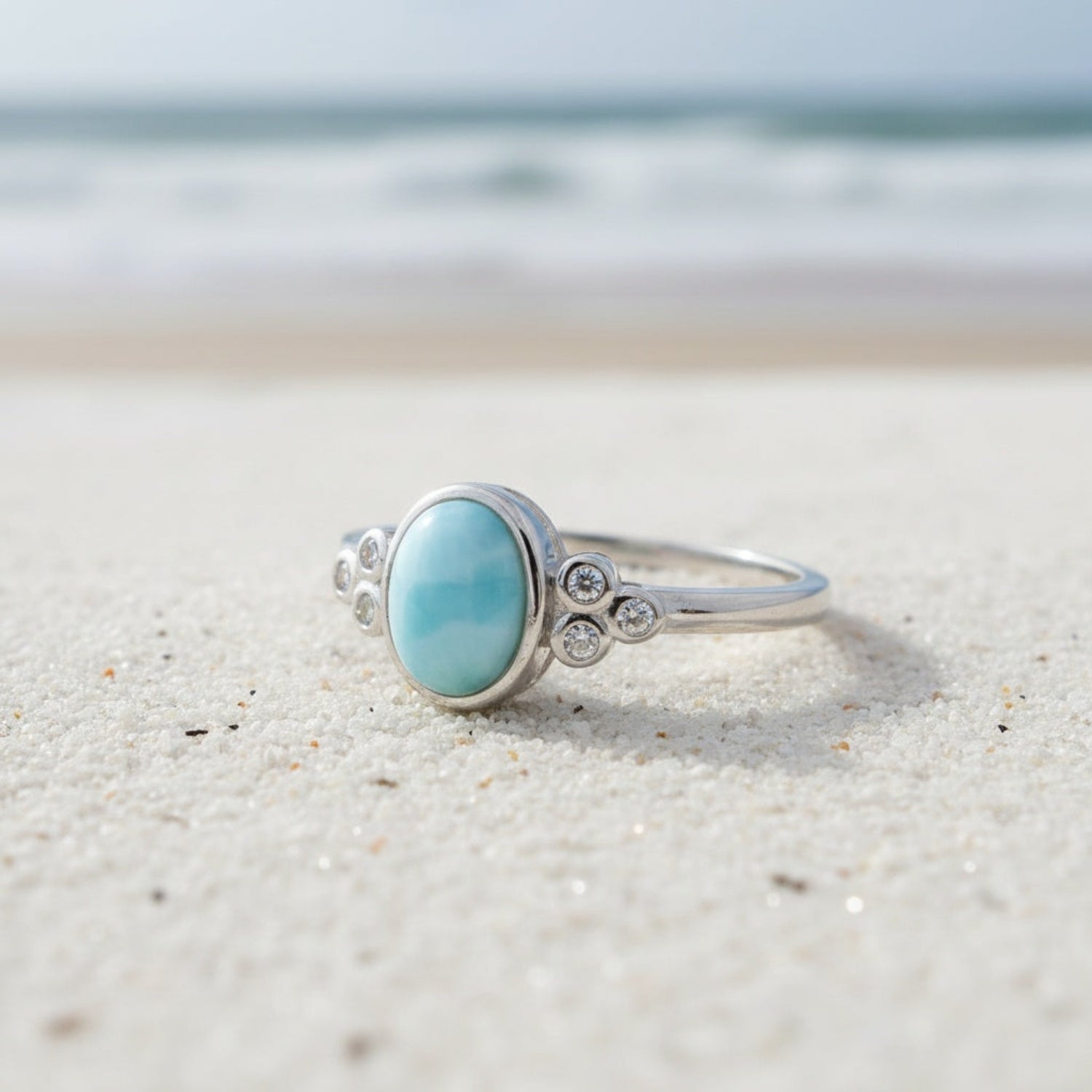 Detail-of-Larimar-Stone-Marbling-and-Shimmering-CZ-Accent-Stones-on-Silver