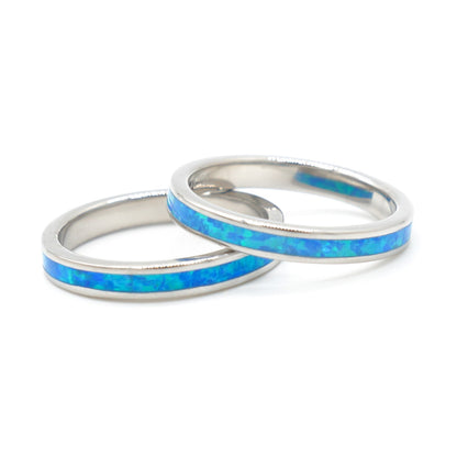 925 Silver Opal 3mm Band Ring, Opal Ring, 925 Sterling Silver Jewelry, Band Ring