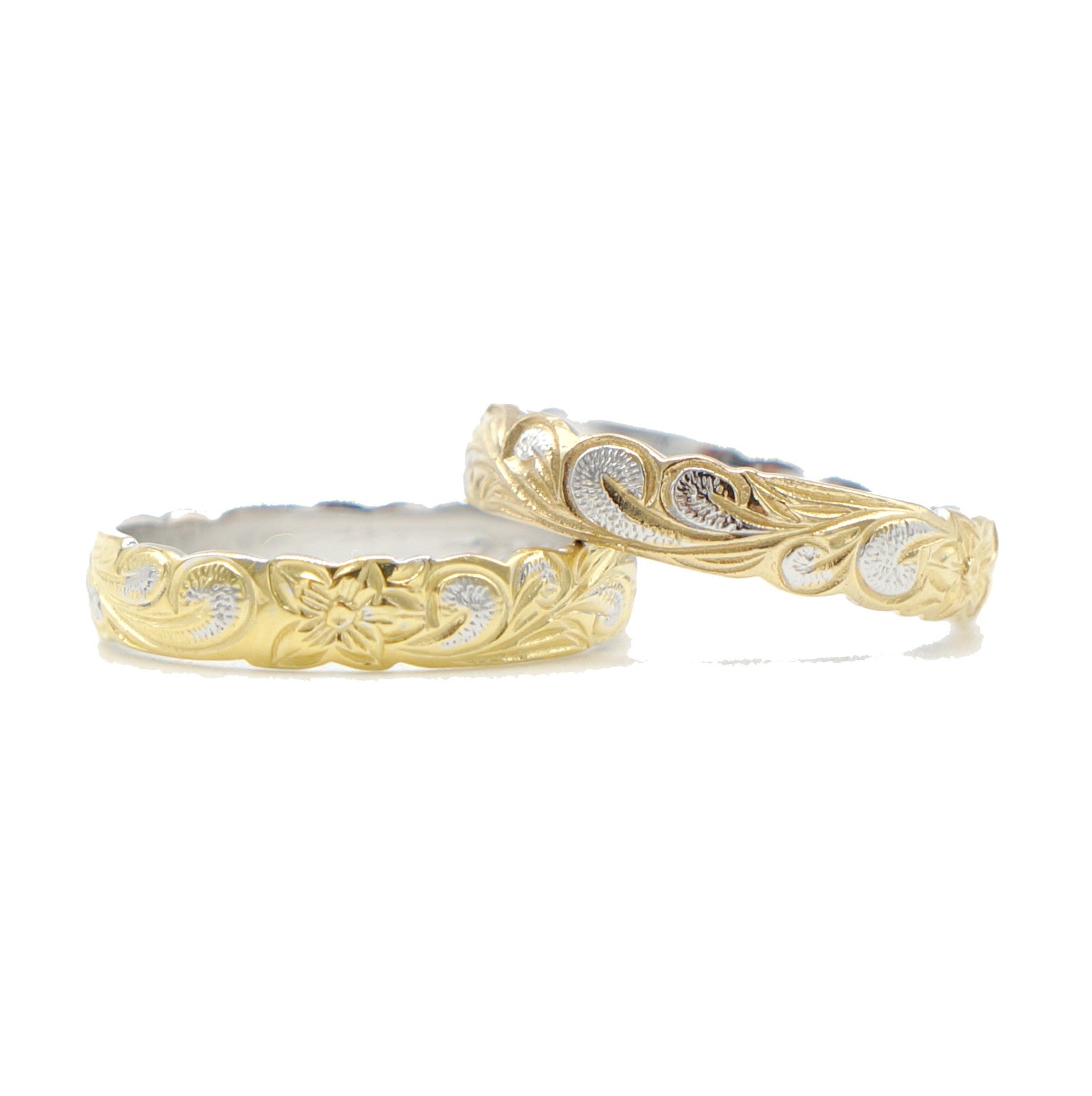 925 Silver 4mm Flower Band Ring, Silver Ring, 925 Sterling Silver Jewelry, 4mm  Flower Band Ring
