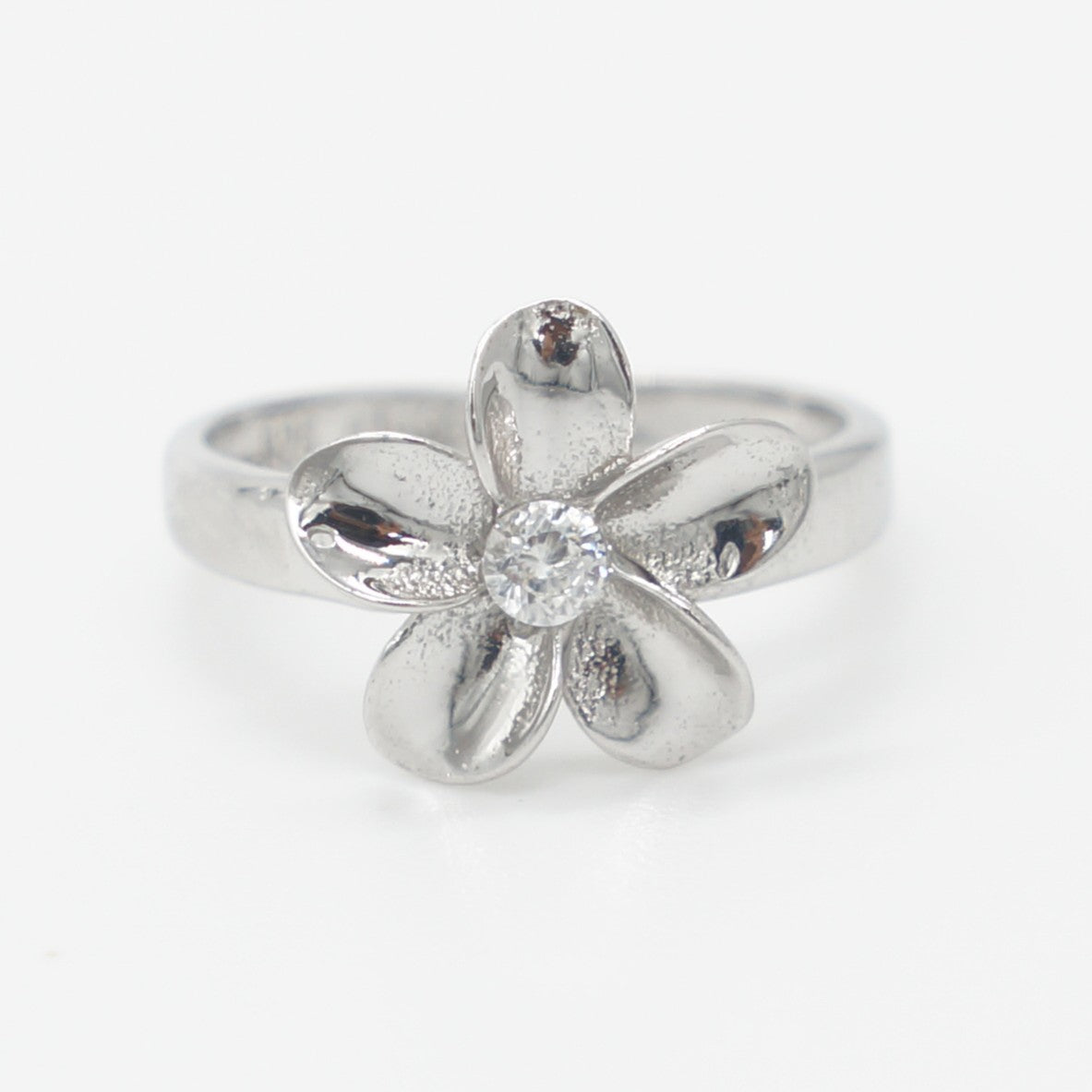 925 silver flower toe ring, silver toe rings, flower ring