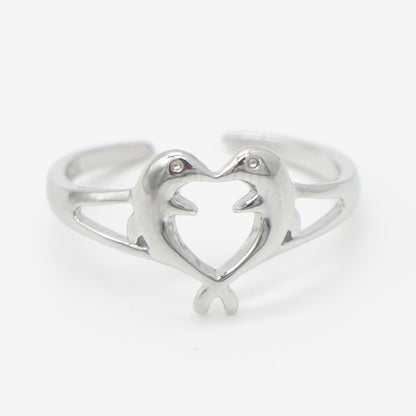 925 silver dolphin toe ring, silver toe rings, dolphin ring