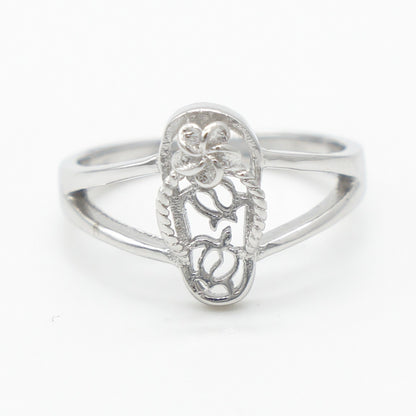 925 silver slipper toe ring, silver toe rings, slipper ring