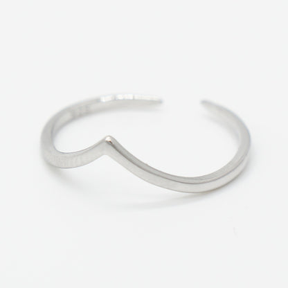 925 silver wave toe ring, toe rings, wave ring