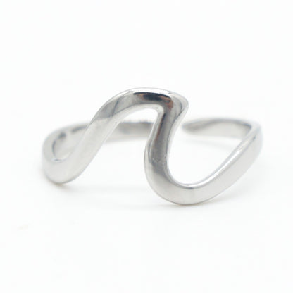 925 silver wave toe ring, toe rings, wave ring